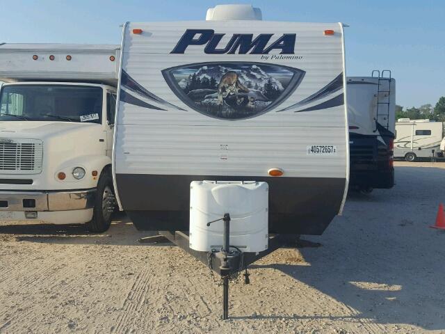 4X4TPUH22EP047304 - 2014 PUMA RV WHITE photo 7