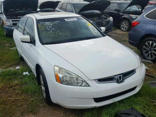 1HGCM66885A012112 - 2005 HONDA ACCORD EX WHITE photo 1