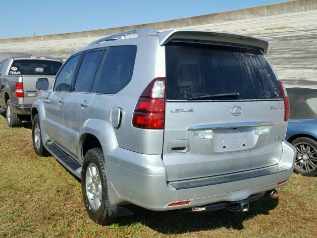 JTJBT20X390175118 - 2009 LEXUS GX SILVER photo 3