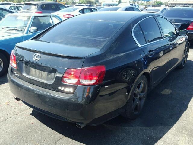 JTHBN96S265012670 - 2006 LEXUS GS GENERAT BLACK photo 4