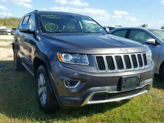 1C4RJEBG5EC364447 - 2014 JEEP GRAND CHER GRAY photo 1