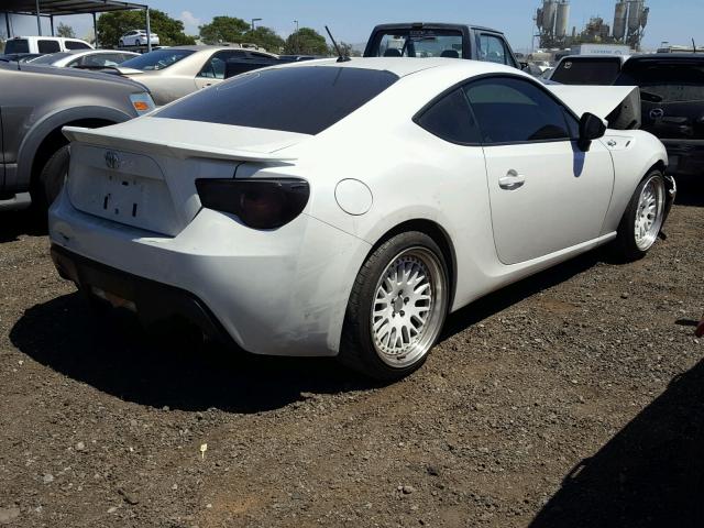 JF1ZNAA19D1731523 - 2013 TOYOTA SCION FR-S WHITE photo 4