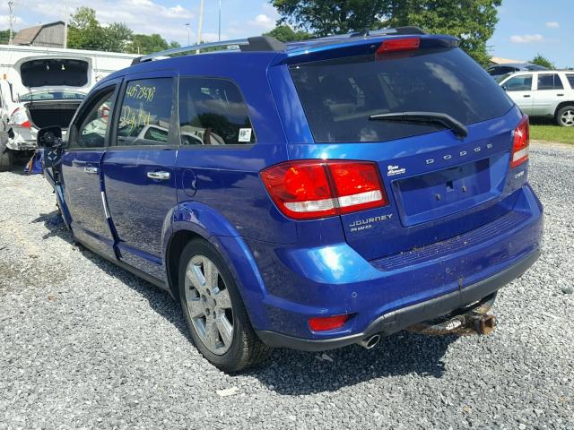 3C4PDDDG8CT224688 - 2012 DODGE JOURNEY CR BLUE photo 3