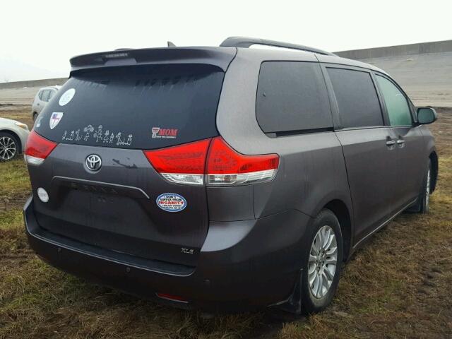 5TDYK3DC2BS068187 - 2011 TOYOTA SIENNA TAN photo 4