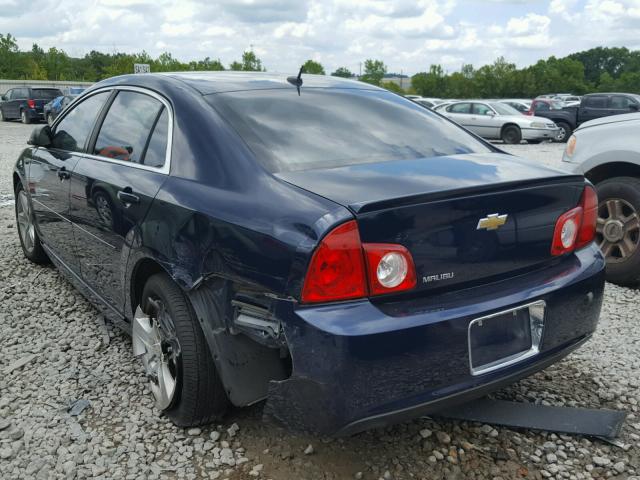 1G1ZB5EB7AF162854 - 2010 CHEVROLET MALIBU LS BLUE photo 3