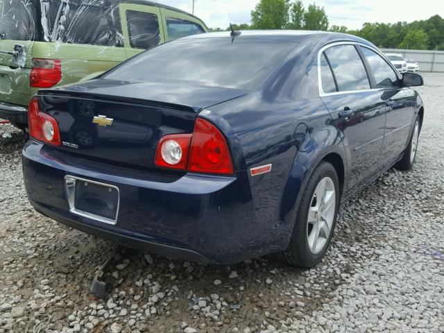 1G1ZB5EB7AF162854 - 2010 CHEVROLET MALIBU LS BLUE photo 4