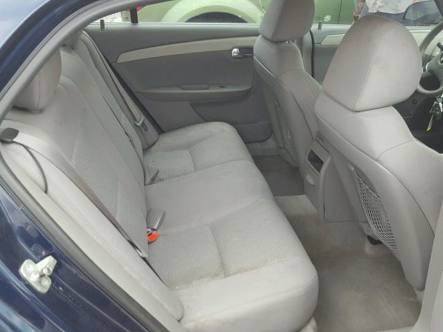 1G1ZB5EB7AF162854 - 2010 CHEVROLET MALIBU LS BLUE photo 6