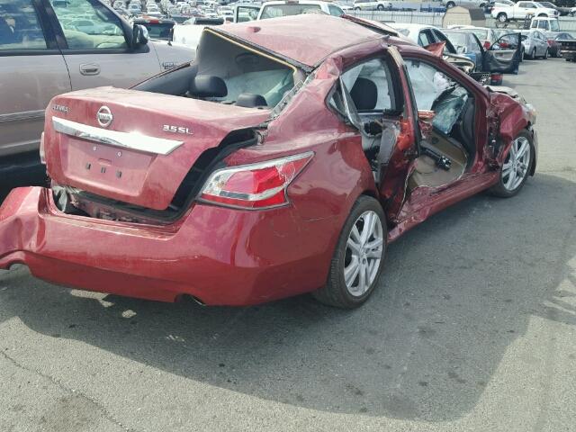 1N4BL3AP9FC485040 - 2015 NISSAN ALTIMA 3.5 RED photo 4