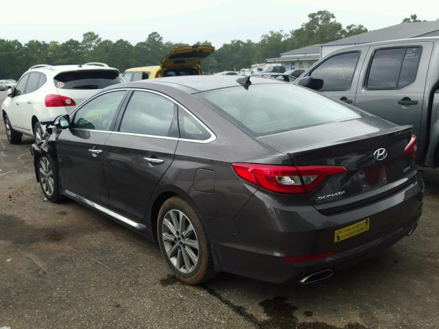 5NPE34AF3GH286088 - 2016 HYUNDAI SONATA SPO BROWN photo 3