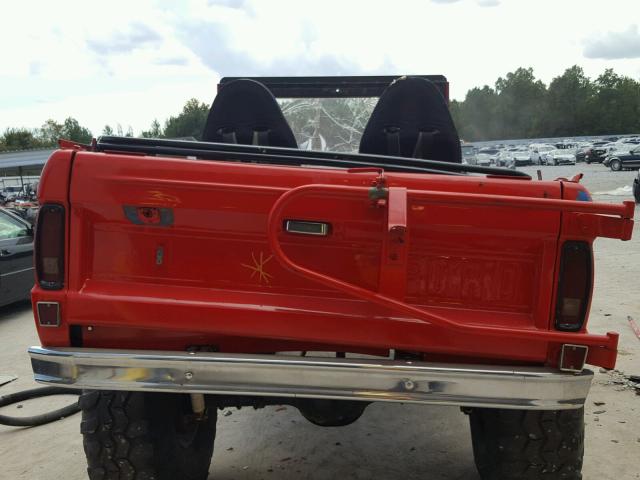 U15GLP88456 - 1972 FORD BRONCO RED photo 10