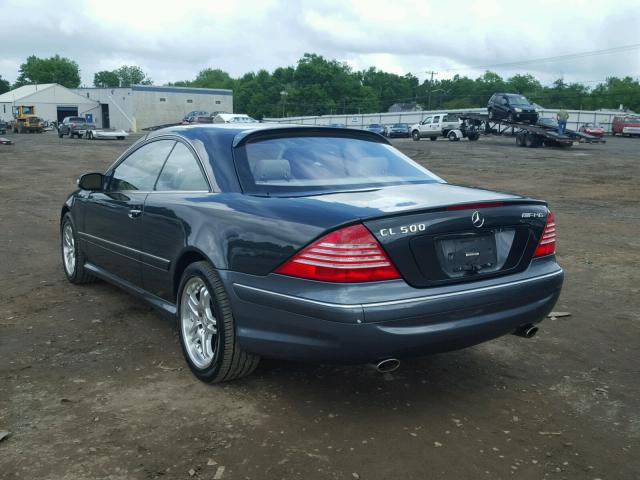 WDBPJ75J74A041391 - 2004 MERCEDES-BENZ CL 500 GRAY photo 3