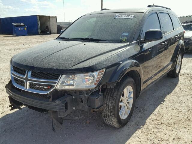 3C4PDCBG3DT666535 - 2013 DODGE JOURNEY SX BLACK photo 2