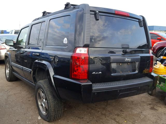 1J8HG48K19C541347 - 2009 JEEP COMMANDER BLACK photo 3