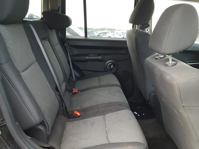 1J8HG48K19C541347 - 2009 JEEP COMMANDER BLACK photo 6