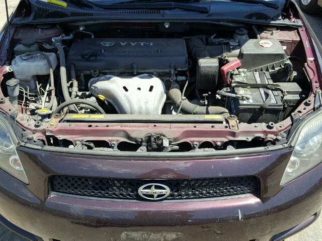 JTKDE3B75A0307267 - 2010 TOYOTA SCION TC 紫色 照片 7