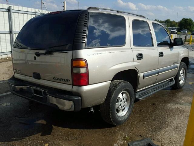 1GNEC13Z63J171158 - 2003 CHEVROLET TAHOE GOLD photo 4