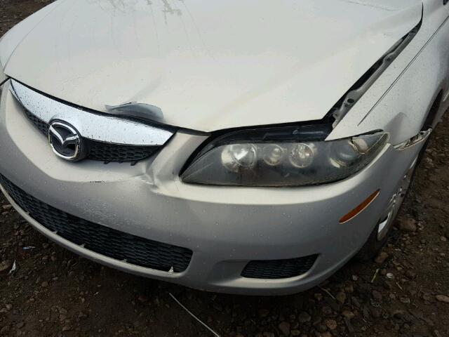 1YVHP80C075M25491 - 2007 MAZDA 6 I SILVER photo 9