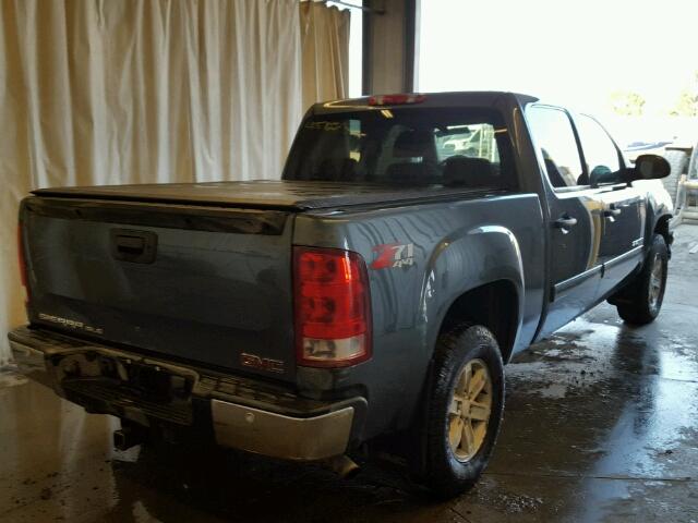 3GTP2VE75DG320461 - 2013 GMC SIERRA BLUE photo 4