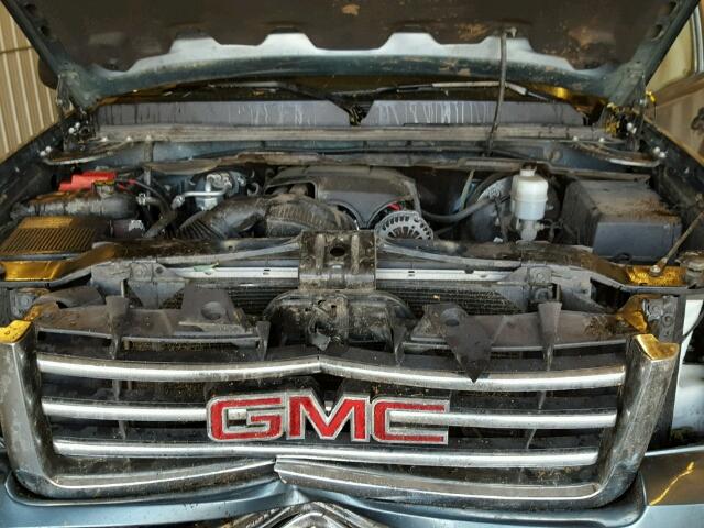 3GTP2VE75DG320461 - 2013 GMC SIERRA BLUE photo 7