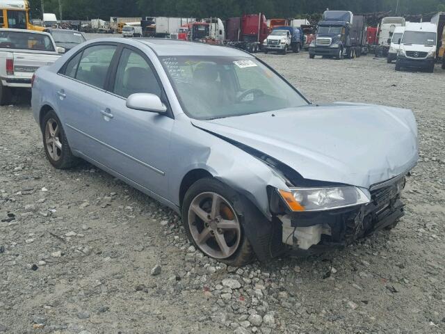 5NPEU46F57H259500 - 2007 HYUNDAI SONATA SE BLUE photo 1