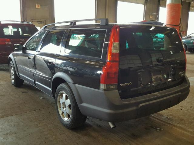 YV1SZ59H331105967 - 2003 VOLVO XC70 BLACK photo 3