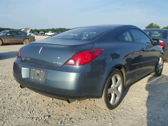 1G2ZM151064191203 - 2006 PONTIAC G6 GTP BLUE photo 4