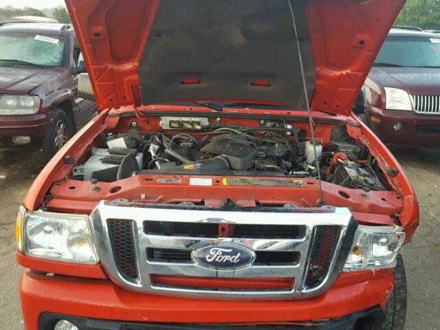 1FTYR11E08PA79293 - 2008 FORD RANGER RED photo 7