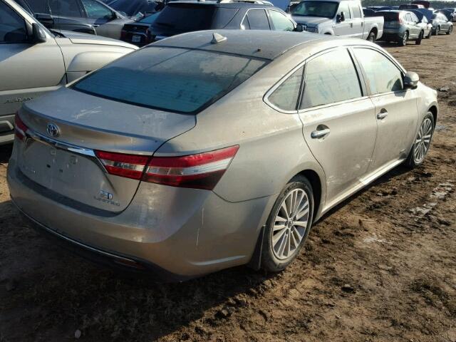 4T1BD1EB2DU014408 - 2013 TOYOTA AVALON BEIGE photo 4