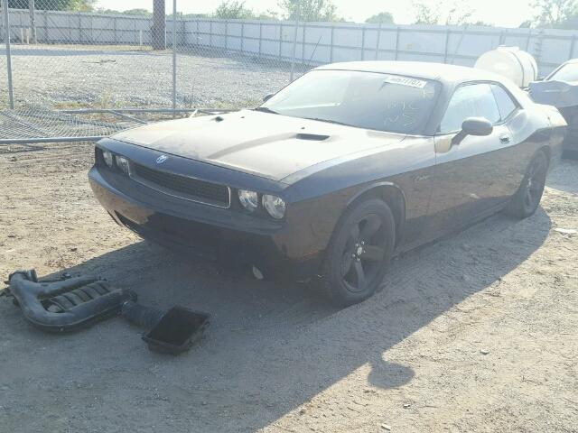 2B3LJ44V29H535624 - 2009 DODGE CHALLENGER BLACK photo 2