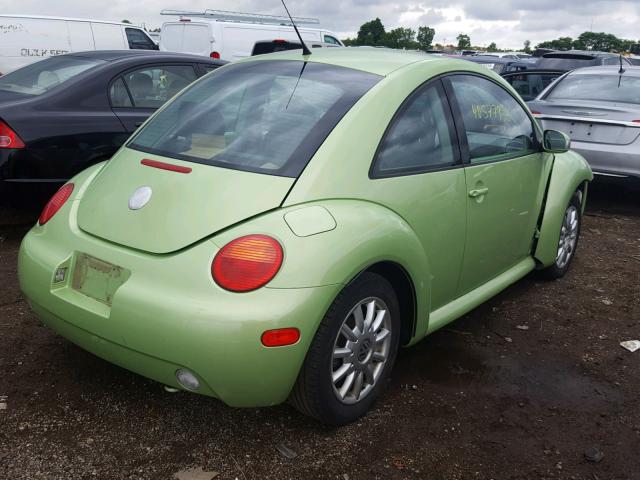 3VWCK31C44M412181 - 2004 VOLKSWAGEN NEW BEETLE 绿色 照片 4