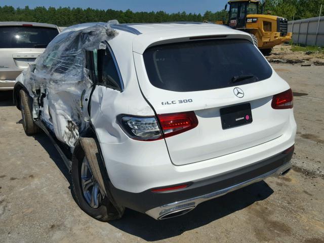 WDC0G4JB0HV006831 - 2017 MERCEDES-BENZ GLC 300 WHITE photo 3