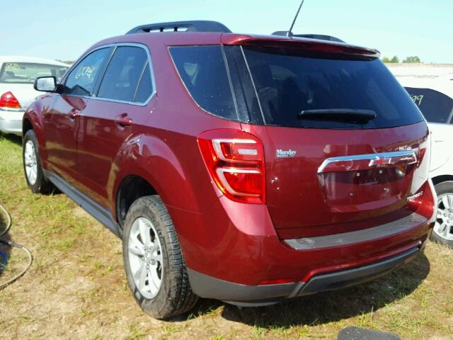 2GNALCEK5G6137175 - 2016 CHEVROLET EQUINOX MAROON photo 3