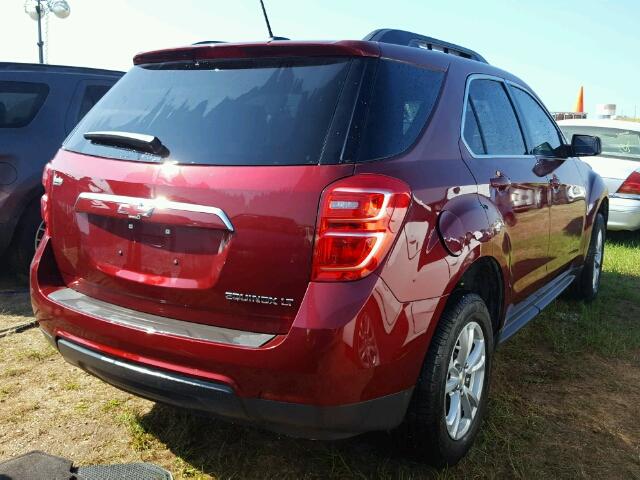 2GNALCEK5G6137175 - 2016 CHEVROLET EQUINOX MAROON photo 4