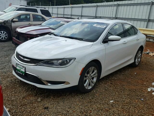 1C3CCCAB8FN718482 - 2015 CHRYSLER 200 LIMITE WHITE photo 2