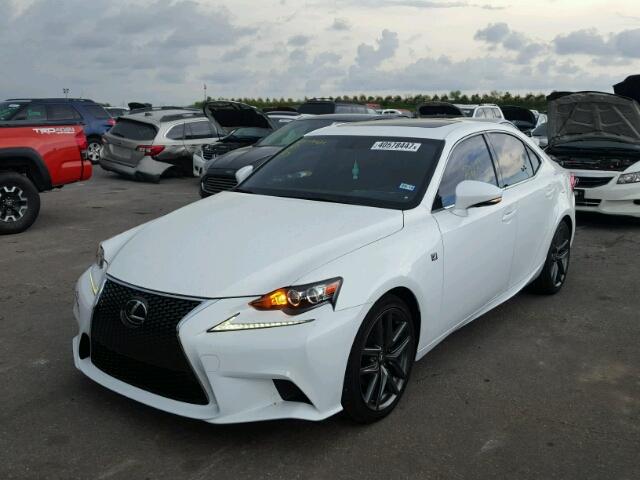 JTHBF1D2XF5064226 - 2015 LEXUS IS 250 WHITE photo 2