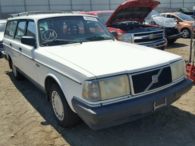 YV1AA8256M1908357 - 1991 VOLVO 240 WHITE photo 1