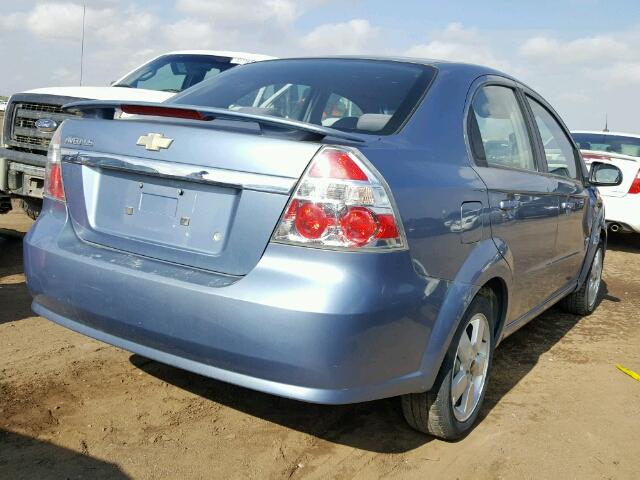 KL1TD56668B067350 - 2008 CHEVROLET AVEO BLUE photo 4