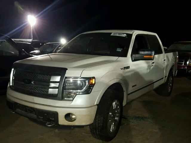 1FTFW1ET7DFC34091 - 2013 FORD F150 SUPER WHITE photo 2