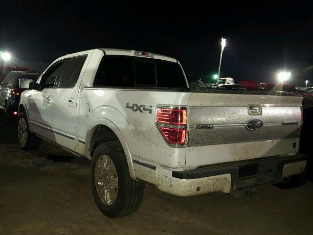 1FTFW1ET7DFC34091 - 2013 FORD F150 SUPER WHITE photo 3