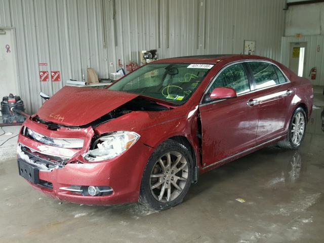 1G1ZE5E79AF123847 - 2010 CHEVROLET MALIBU LTZ 红色 照片 2