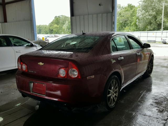 1G1ZE5E79AF123847 - 2010 CHEVROLET MALIBU LTZ 红色 照片 4