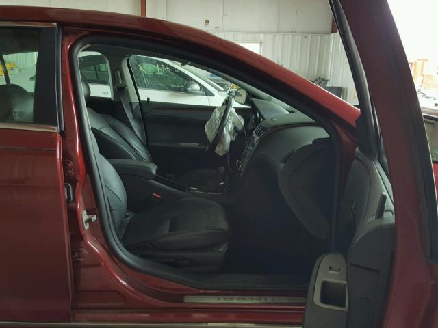 1G1ZE5E79AF123847 - 2010 CHEVROLET MALIBU LTZ 红色 照片 5