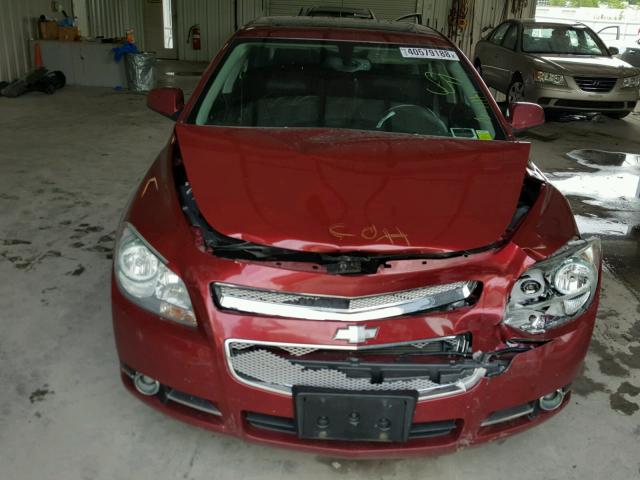 1G1ZE5E79AF123847 - 2010 CHEVROLET MALIBU LTZ 红色 照片 9