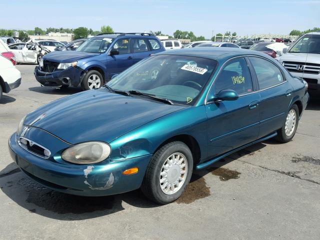 1MELM50U3VA649521 - 1997 MERCURY SABLE GS GREEN photo 2