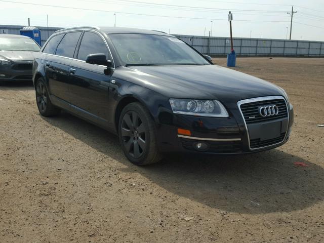 WAUKH74F06N106787 - 2006 AUDI A6 AVANT Q BLACK photo 1