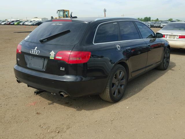 WAUKH74F06N106787 - 2006 AUDI A6 AVANT Q BLACK photo 4