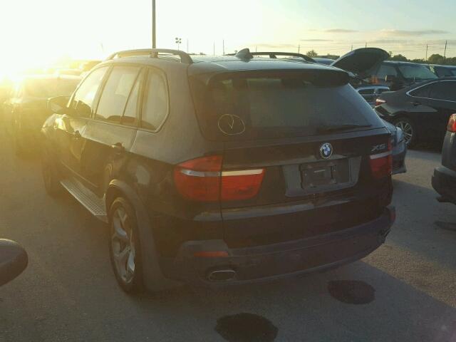 5UXFE83558LZ36688 - 2008 BMW X5 BLACK photo 3