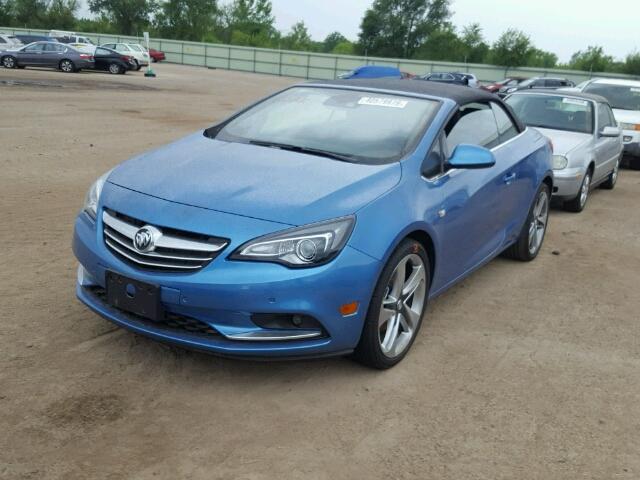 W04WJ3N53HG023069 - 2017 BUICK CASCADA SP BLUE photo 2