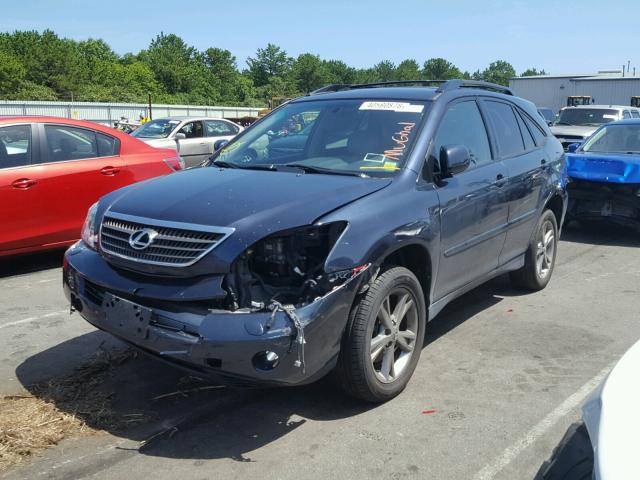 JTJHW31UX60015518 - 2006 LEXUS RX 400 BLUE photo 2