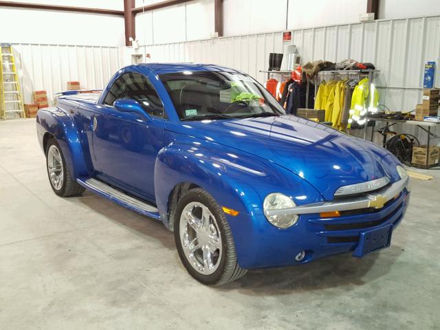 1GCES14H76B122650 - 2006 CHEVROLET SSR BLUE photo 1